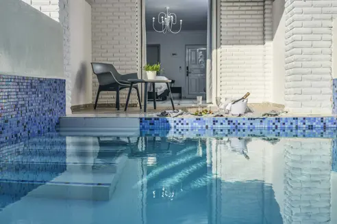 Suite deluxe med privat pool