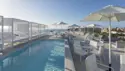 Dobbeltværelse med balkon og havudsigt
