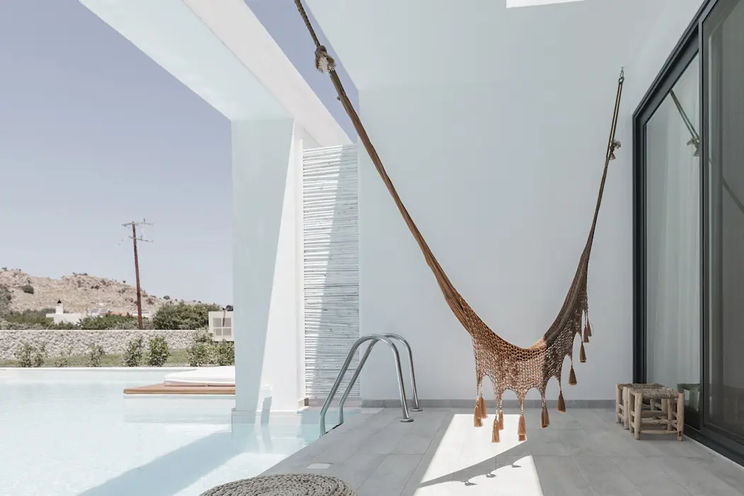 Dobbeltværelse Premium med terrasse og fælles pool