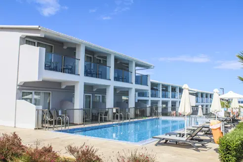 2-vær lejlighed med swim-up pool - uden køkken