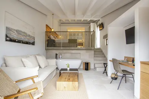 Junior suite med balkon/terrasse