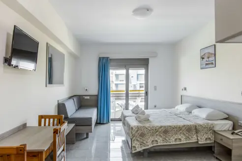 1-værelses lejlighed superior med balkon/terrasse og pooludsigt