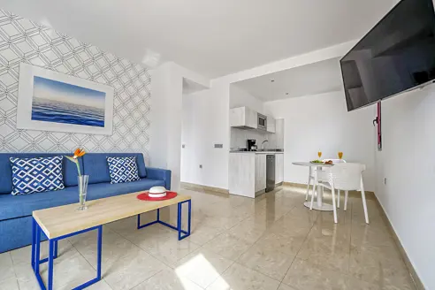 2-værelses lejlighed Deluxe med balkon/terrasse, øverste etager