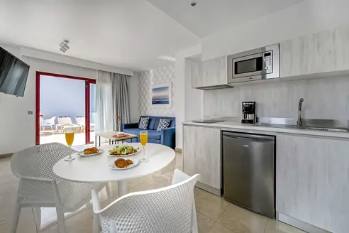 2-værelses lejlighed Deluxe med balkon/terrasse, øverste etager