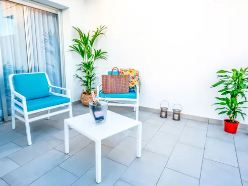 Junior suite med balkon/terrasse
