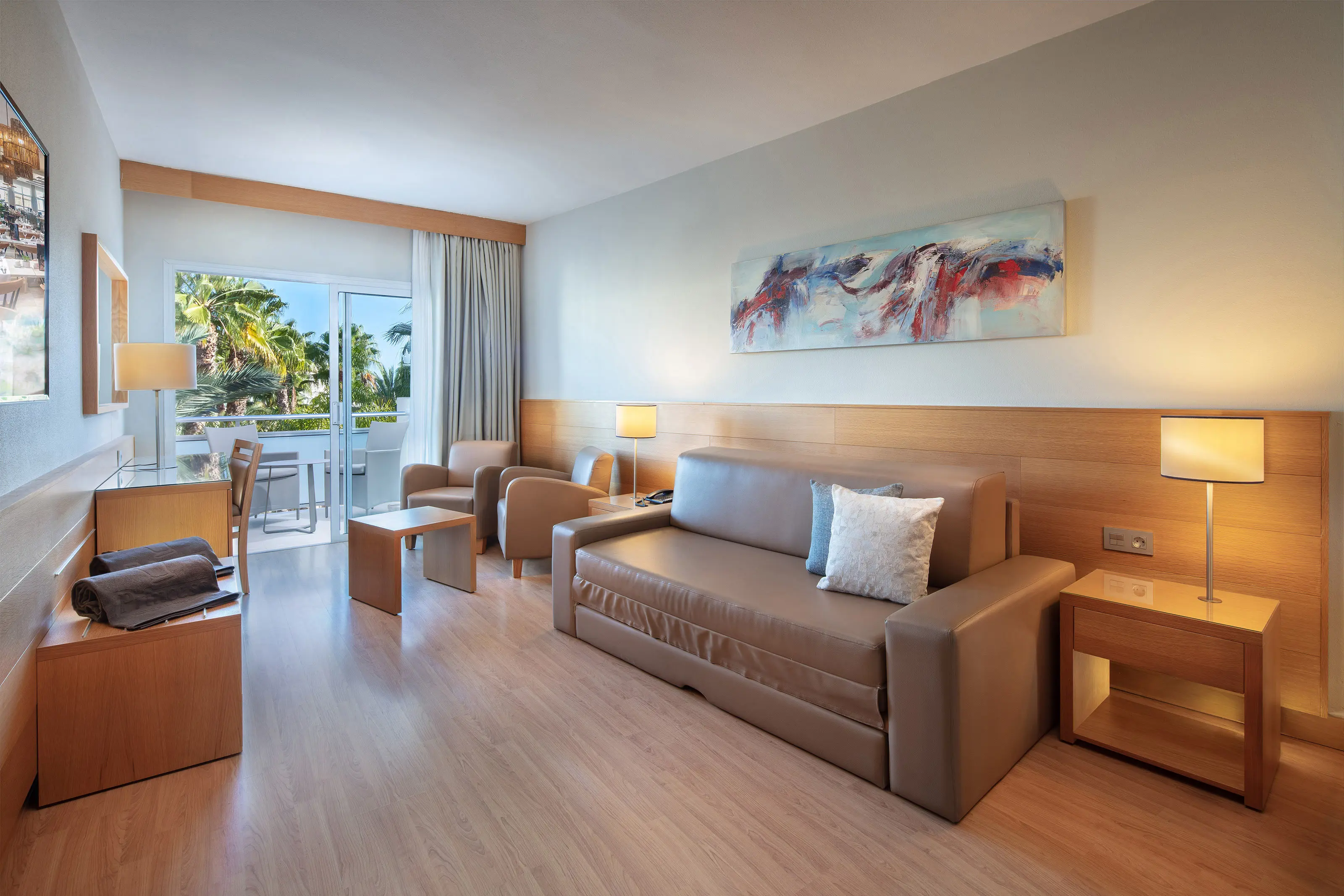 Suite med balkon/terrasse