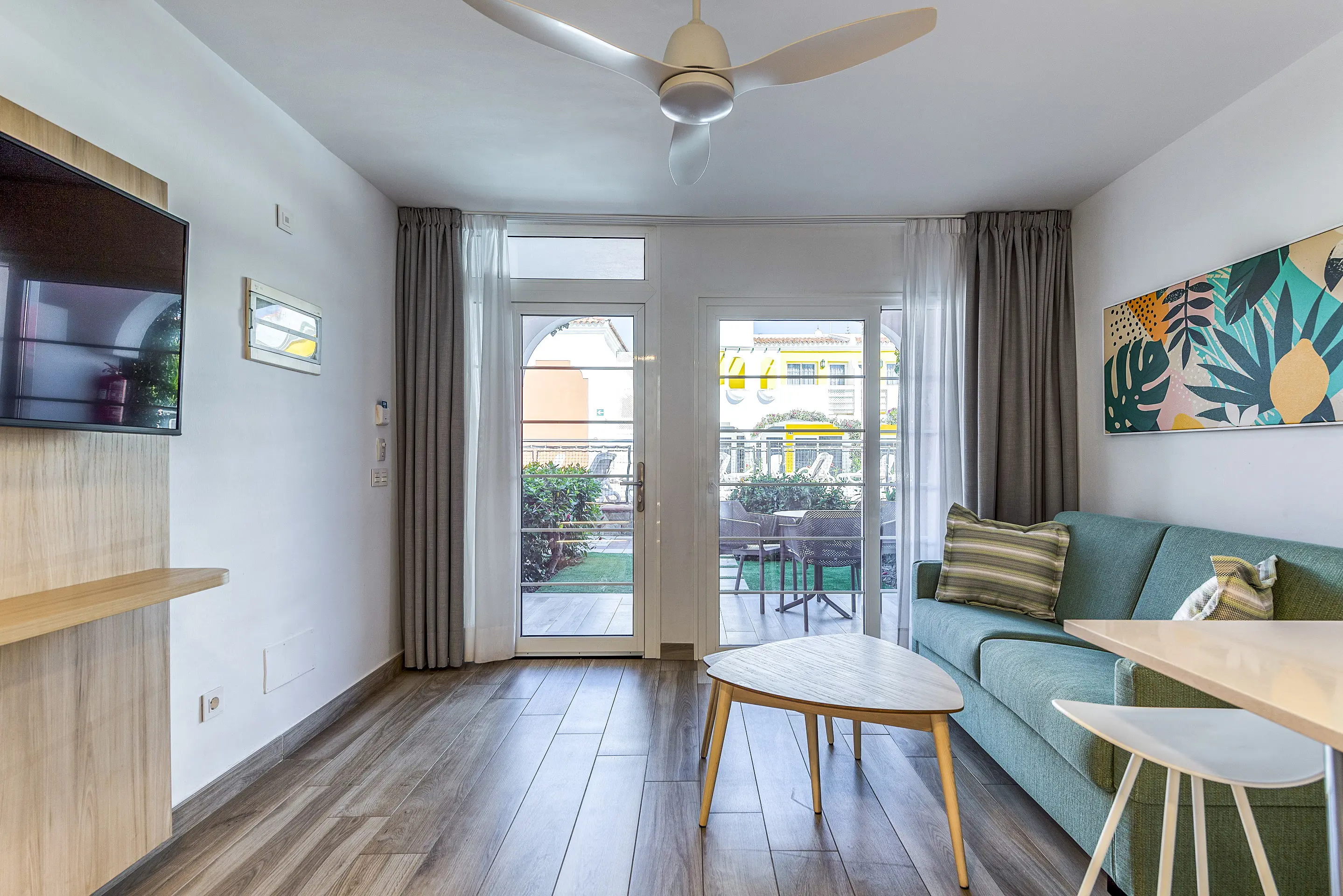 Bungalow med balkon/terrase - 1 soveværelse