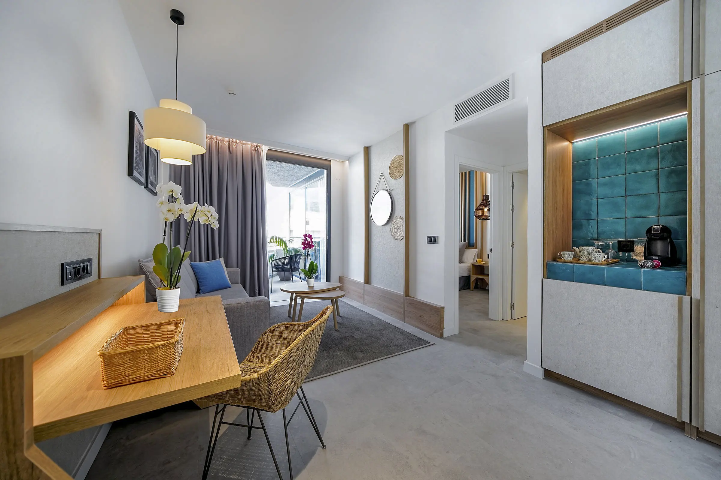 Suite med balkon/terrasse