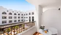 Dobbeltværelse med balkon/terrasse og udsigt til haven